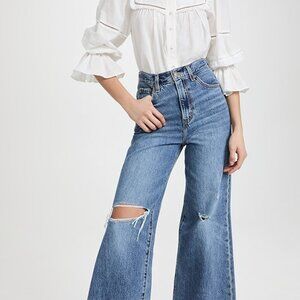 Levi's Premium Denim High Loose Flare Jeans Size 26